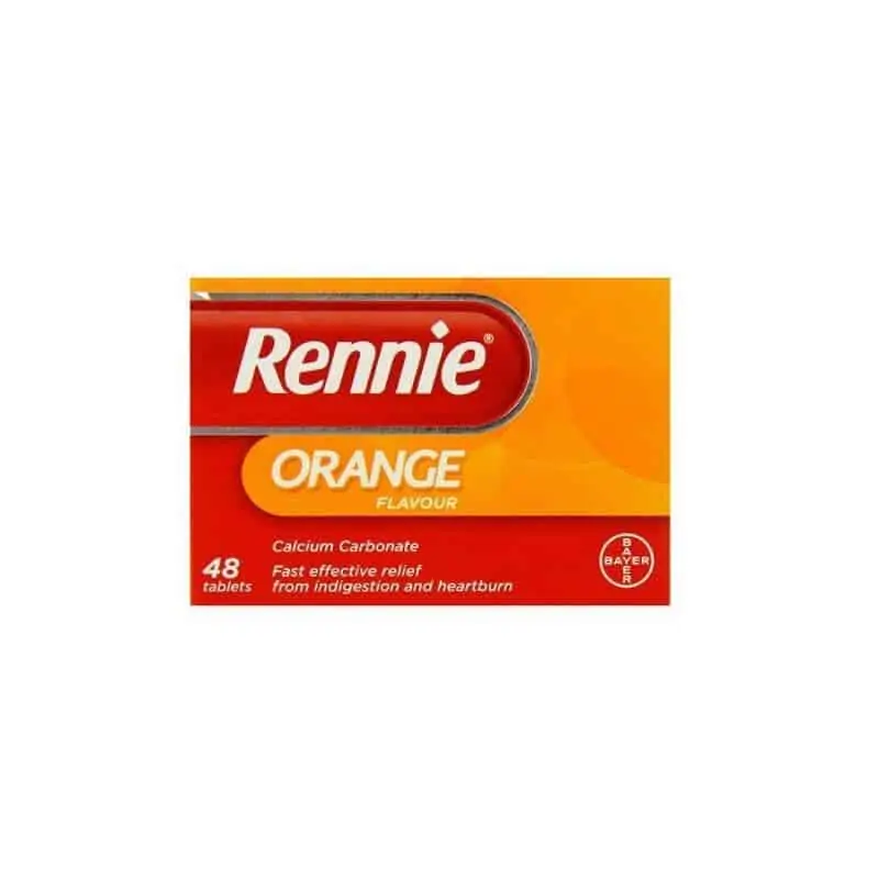 Rennie Orange – 48 Tablets