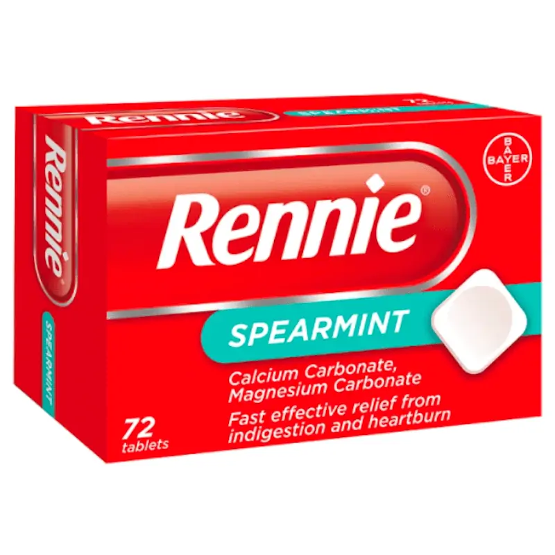Rennie Spearmint – 72 Tablets