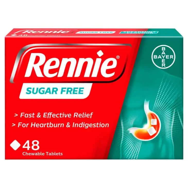 Rennie Sugar Free Tablets – 48